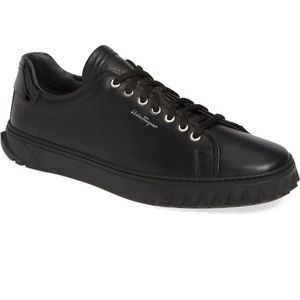 Salvatore Ferragamo Cube Sneaker Black